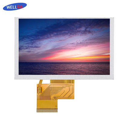 5.0 Inch Car LCD Display 800x480 Resolution 12 LEDs excellent illumination