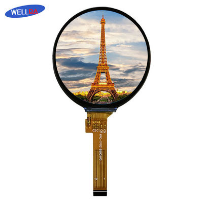 RGB Vertical Stripe Round LCD Display ROHS Round LCD Screen